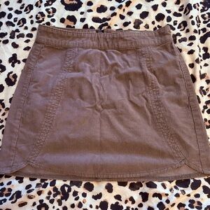Pac Sun size 24 Corduroy mini skirt olive green